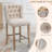 Counter Height Tuohy Set Of 2 With Wood Legs-1479105390