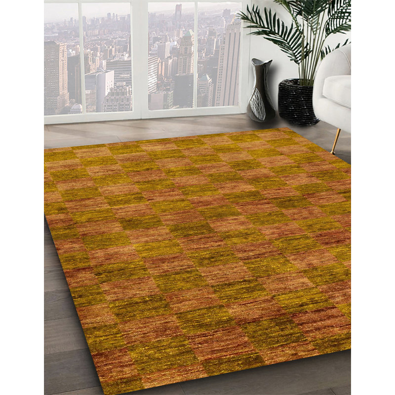 Tapis abstrait moderne 63, Carré 5 pi