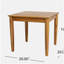 Ensemble d'extérieur en bois d'acacia: 2 fauteuils club + table d'appoint à lattes rustiques