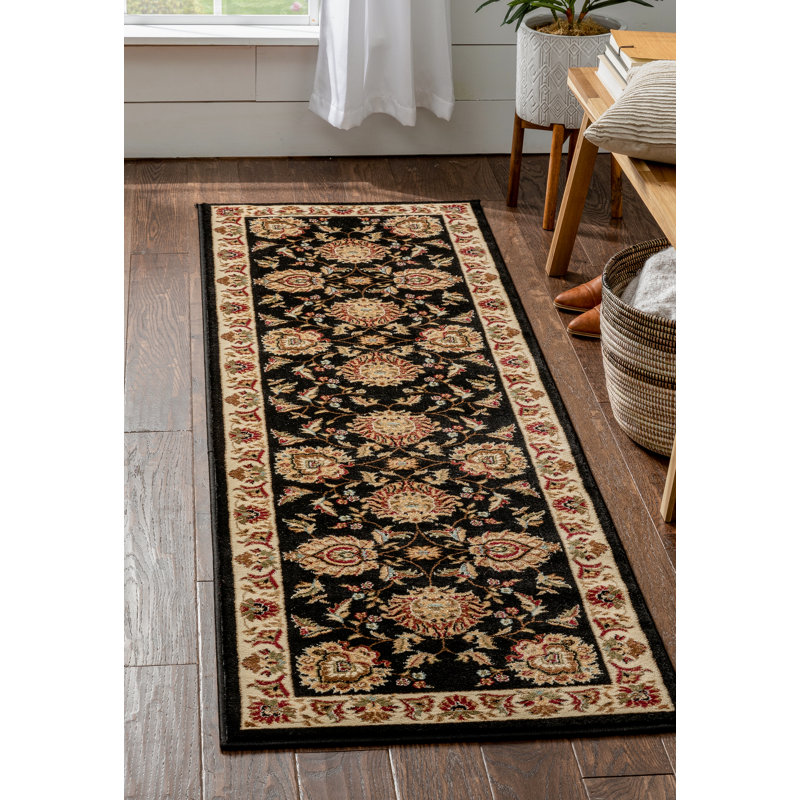 Runner Oriental Synthetic Area Rug, Runner 67cm x 220cm
