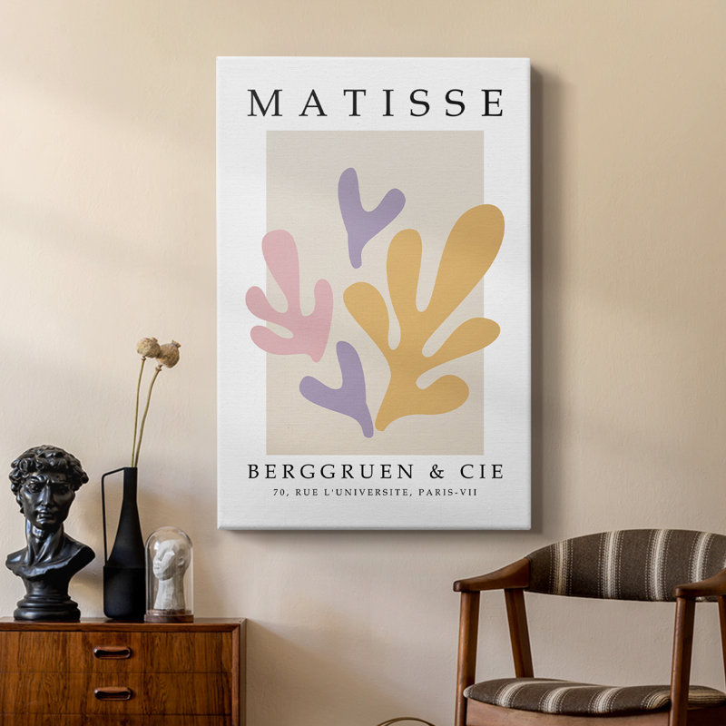 Matisse CCCXXXIV Framed Print -Custom Wrapped Gallery Cavas, 18" H x 12" W