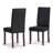 Acadian Andover Upholstered Parson Dining Chair with Tufted Backrest and Solid Wood Frame-1095825142