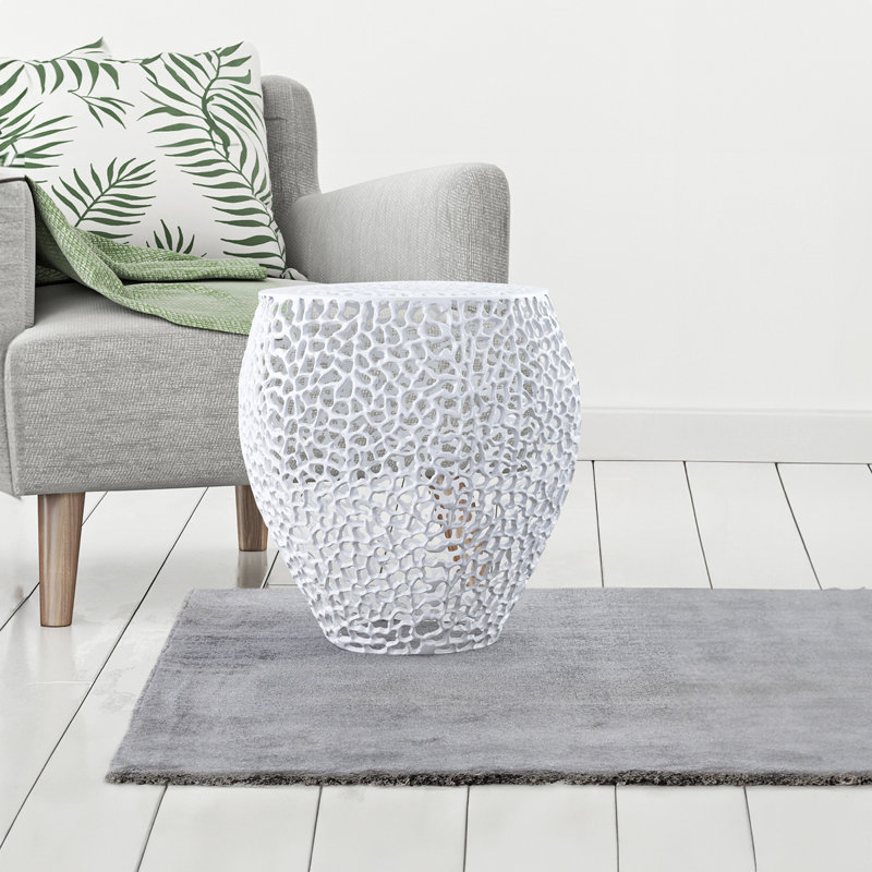 Table d'appoint moderne ET3403-18 Identique à B009140735 (inventaire CA), Blanc