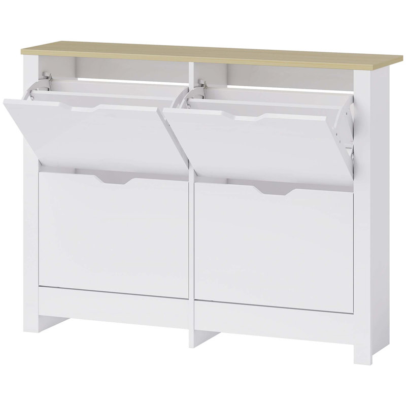 16 Pair Flip Down Shoe Storage