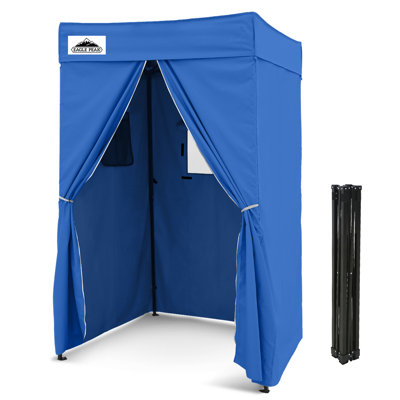 4" W x 4" D Steel Pop-Up Canopy Portable Privacy Dressing Room