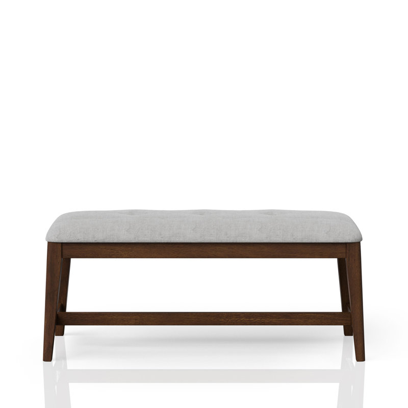 Banc de salle à manger rembourré Mid-Century