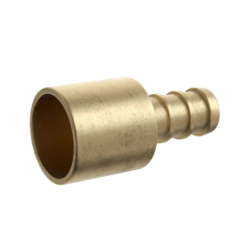 1/2" F1807 Brass PEX Male Sweat Adapter, Bag Of 100