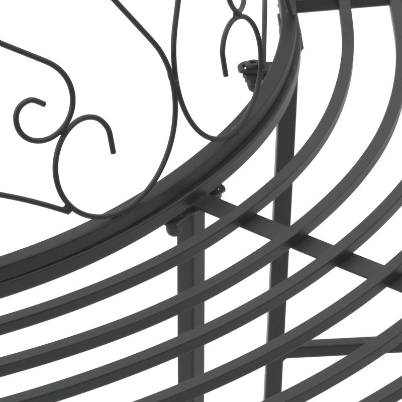 Outdoor Bench, Black