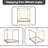 Queen Size Canopy Bed Frame Four Poster Platform Bed-596750455-596750454