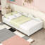 Wood Upholstered Daybed with Cloud-Shaped Backrest-1181006149-1190992768