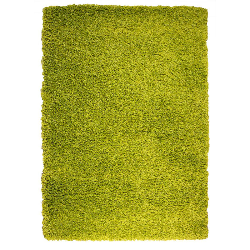 Ophiuchi Shaggy Green Rug , Rectangle 120 x 170cm