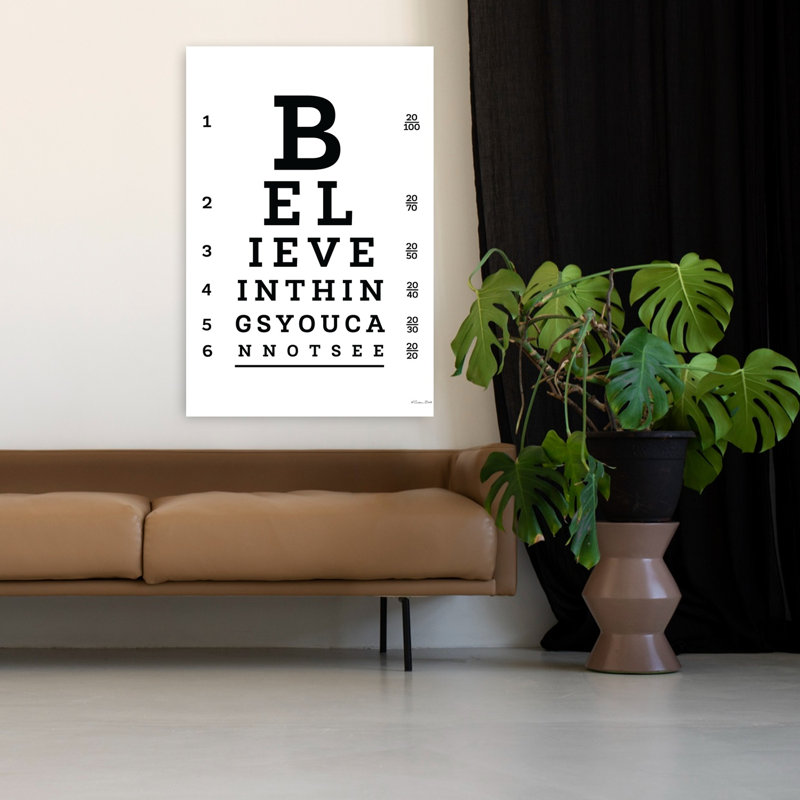 Tableau contemporain Believe, H 48 po x l 32 po