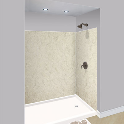 Expressions 48" W x 36" D 3 Panel Shower Wall