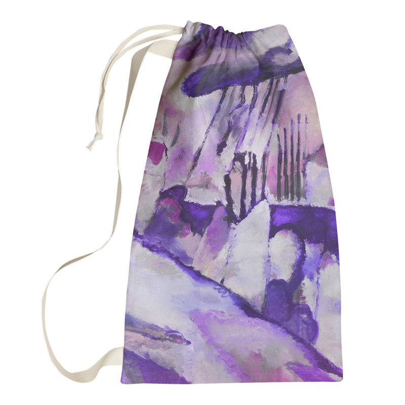 Paysage avec sac à linge rain Lepley, Petit (H 64 po x l 20 po x P 1,5 po), Mauve