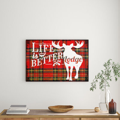 Lodge Life 2 by Curtis Publishing - Wrapped Canvas Print