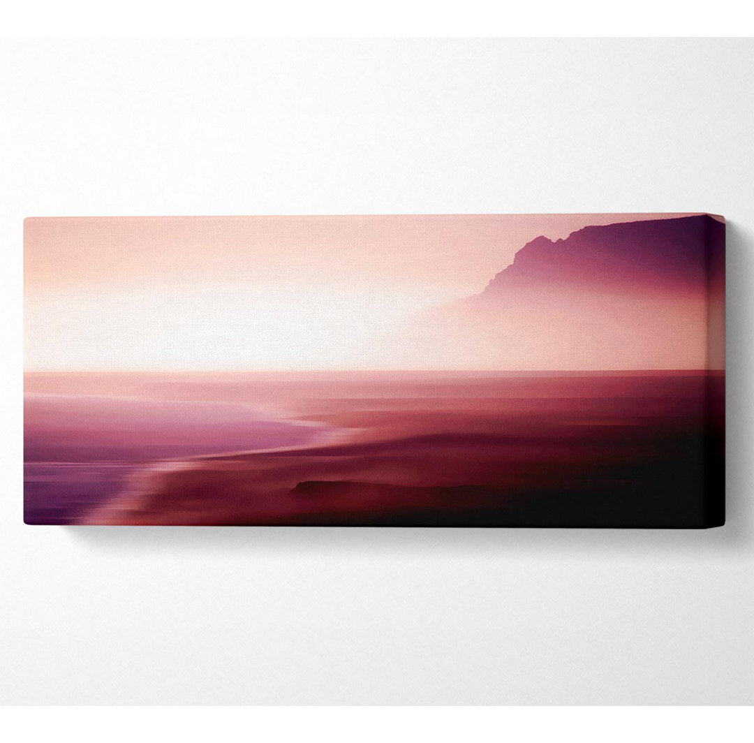 Pink Ocean Mist - Kunstdrucke auf Segeltuch