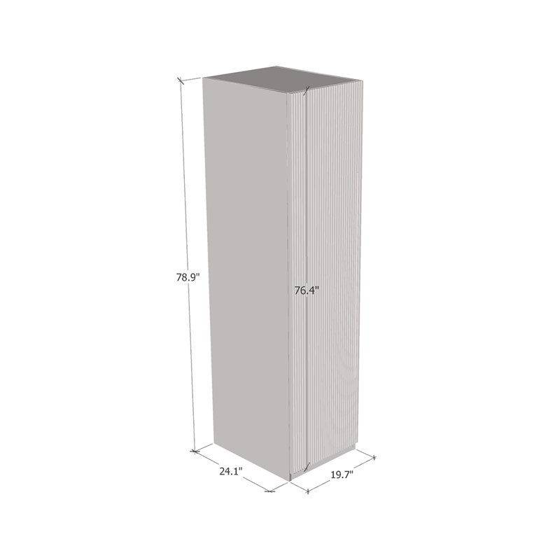 Armoire Brazeal 78,9 po avec finition ultrabrillante