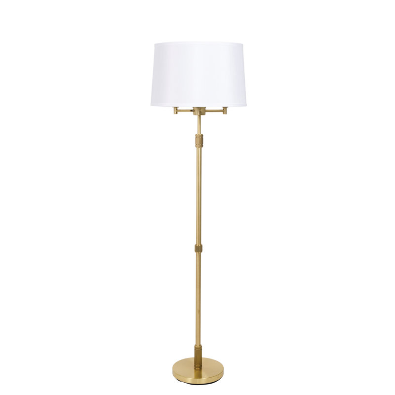 Floor Lamp, Brushed Brass