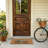 Welcome Bicycle Non-Slip Printed Coir Door Mat - 18x30
