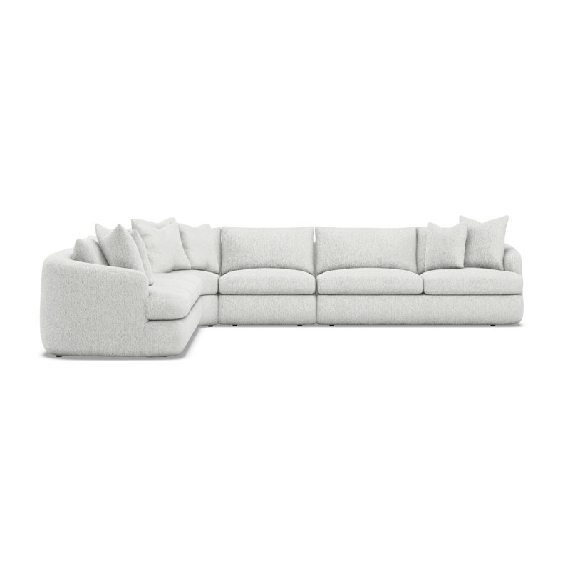Jules Fabric 5 Pc Sectional, 1000-002
