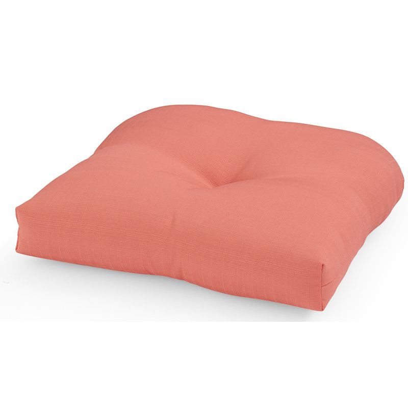 Outdoor 5'' Dining Chair Seat Cushion, Pink