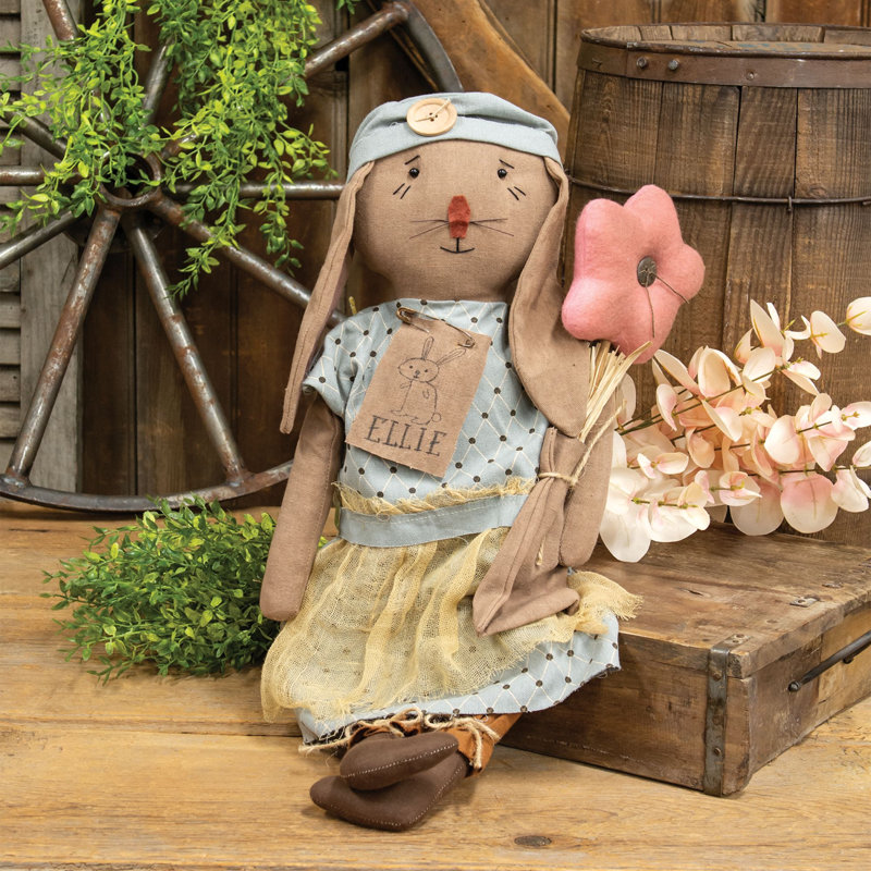 Ellie Bunny Doll with Flower