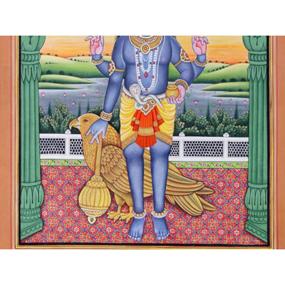 Lord Shani Dev | Peinture à l'aquarelle sur papier