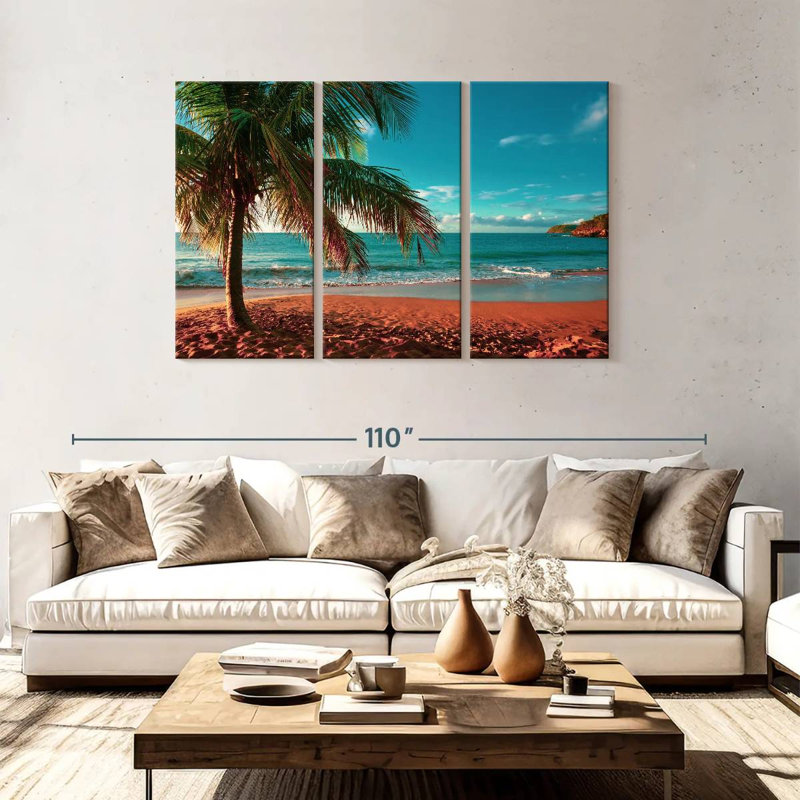 Gillard Perle Beach, 48" H x 74" W