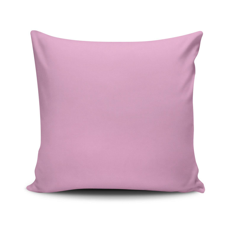 Coussin décoratif, 17,0 x 17,0 pouces, 50% coton / 50% polyester, lavable à la machine, repassable, rembourrage en silicone, fermeture à glissière dissimulée | Coussin décoratif doux et élégant pour le salon, la chambre à coucher et le bureau