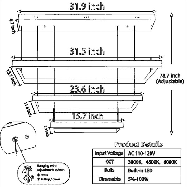 Dimensions du produit