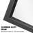 Metal Flat Wall Mirror-890949367