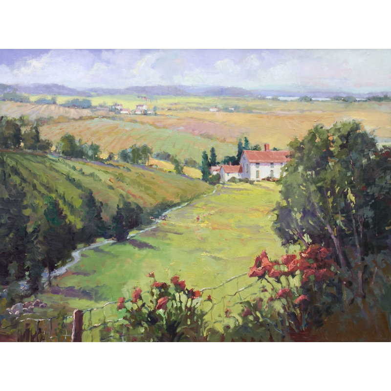 Print by John Beard, 30" H x 40" W x 2" D, Wrapped Canvas