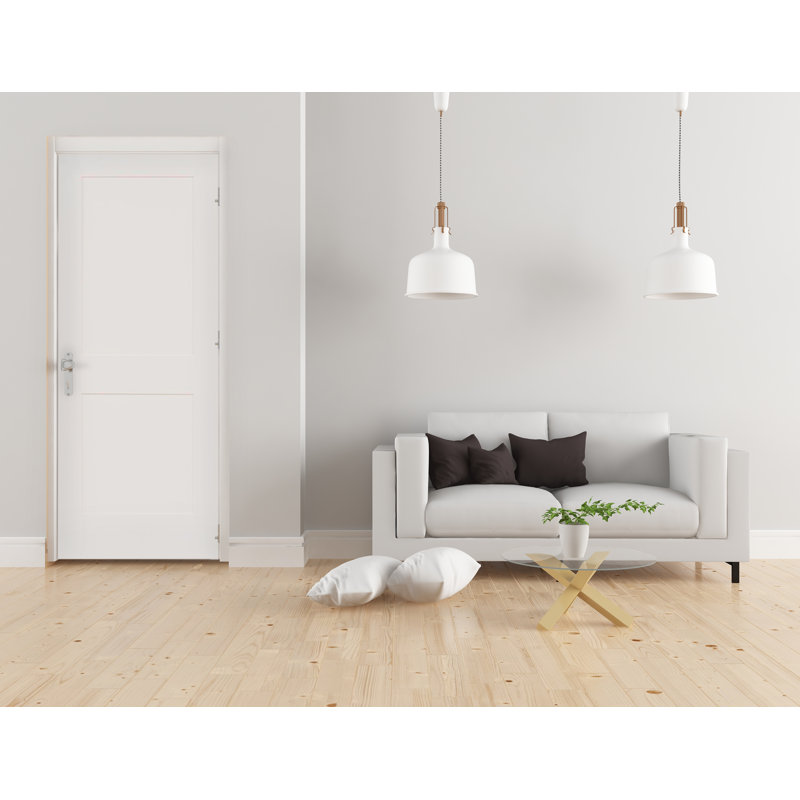 80'' Solid + Manufactured Wood Paneled Slab Door, 22" x 80"