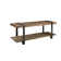 Alezzi 48" Wide Rustic Industrial Solid Wood and Metal Frame Entryway Bench With 1 Shelf
