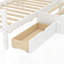 Lit plateforme en L avec lit gigogne, tiroirs de rangement et tablettes-1098921415
