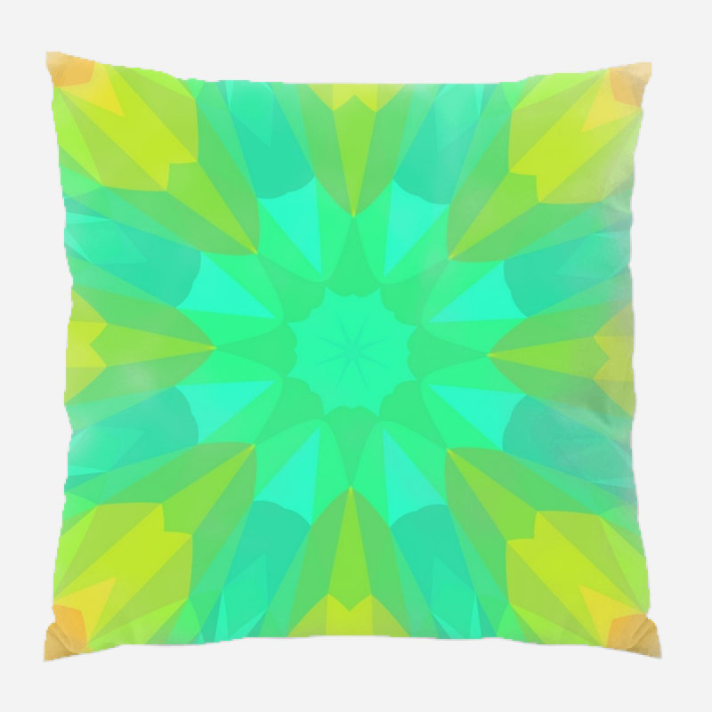 Geometric Microsuede Reversible Throw Pillow