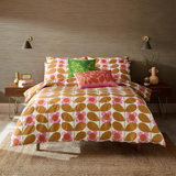 Orla Kiely Stem Bloom Saffron Duvet Cover Set