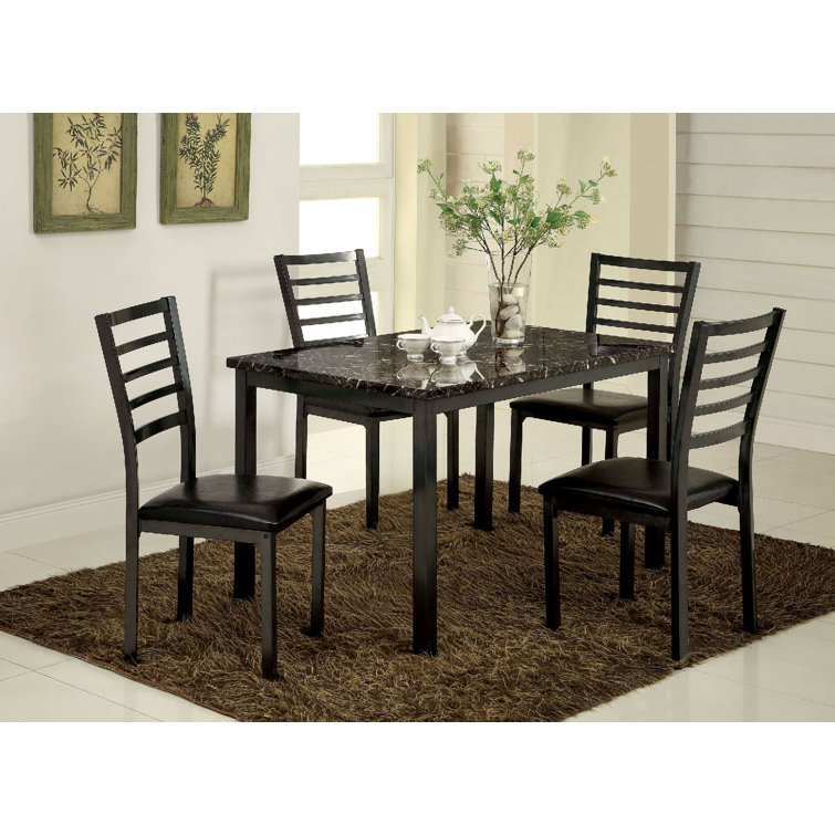 Hartzler Metal Base Dining Table