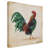 Deagen 'Rooster 7' Print on Wrapped Canvas-30362047
