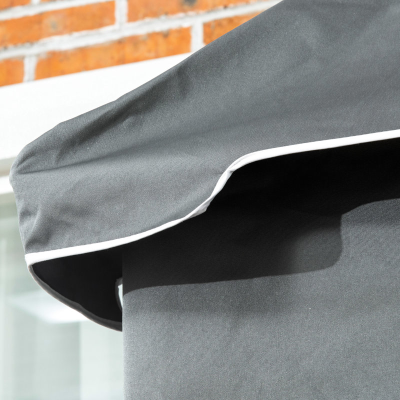 Serviette roulante pour espace spa - support couvert avec tablette, panier, PE, bord de piscine gris