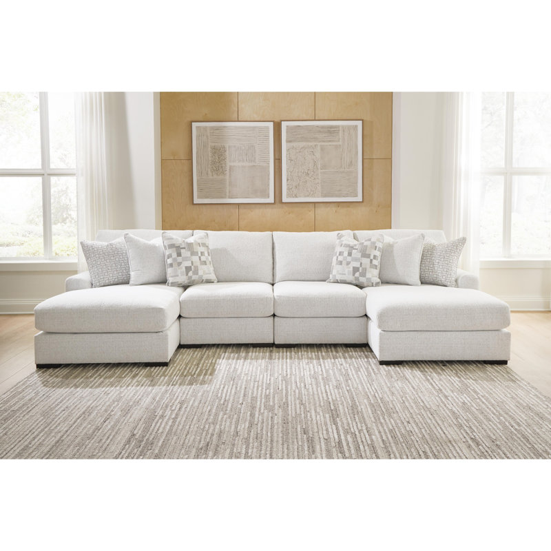 Canapé modulaire 4 pièces Ipswich, 38" H x 152" W x 67" D
