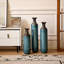 Ensemble de 3 vases de plancher en métal