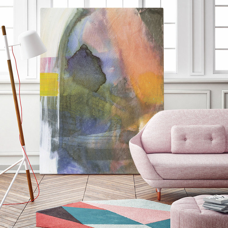 Reproduction d’art sur toile, "entrée point" par Jodi Fuchs