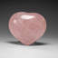 Genuine Polished Rose Quartz Heart From Brazil (339.5 Grams)