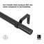 Umbra Zen 1" Expandable Curtain Rod