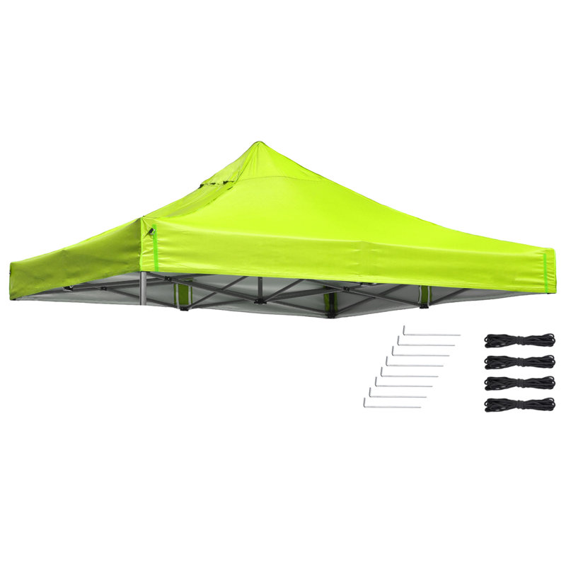 07CTP005-S710_wfv Yescom Polyethylene Plastic Replacement Canopy for Canopy, Black