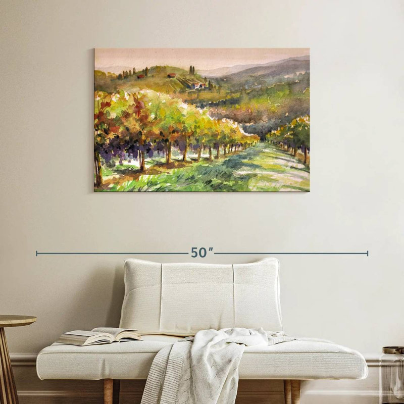 Alvord Vineyard Trees, 26" H x 39" W
