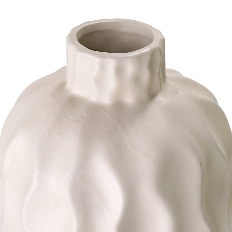 Damarlo Ceramic / Porcelain Table Vase, 24" H x 6.75" W x 5.75" D