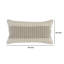 Zelma Striped Linen Lumbar Throw Pillow-1127463272