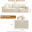 Canapé-lit modulaire 108 po Cloud Modular-1590113121